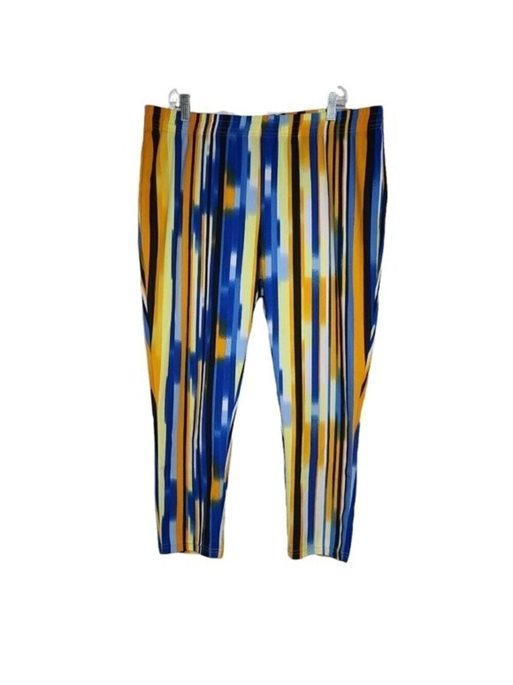 Shein Curve Striped Colorful Casual Pants 4XL